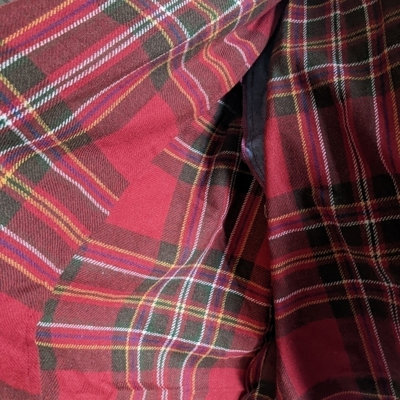 𝅺NWT Tasha Polizzi Plaid Fringed Unlined Coat Large Western ❤️💙❤️💙❤️💙💚 - Picture 10 of 11